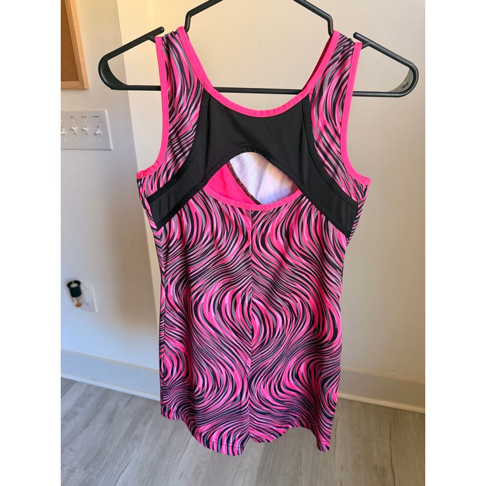 Danskin one piece onesie dance gymnastics leotard girls XL